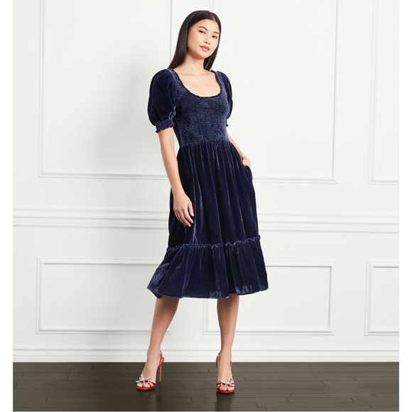 Hill House Home Louisa Velvet Nap Dress - Picture 2 of 3